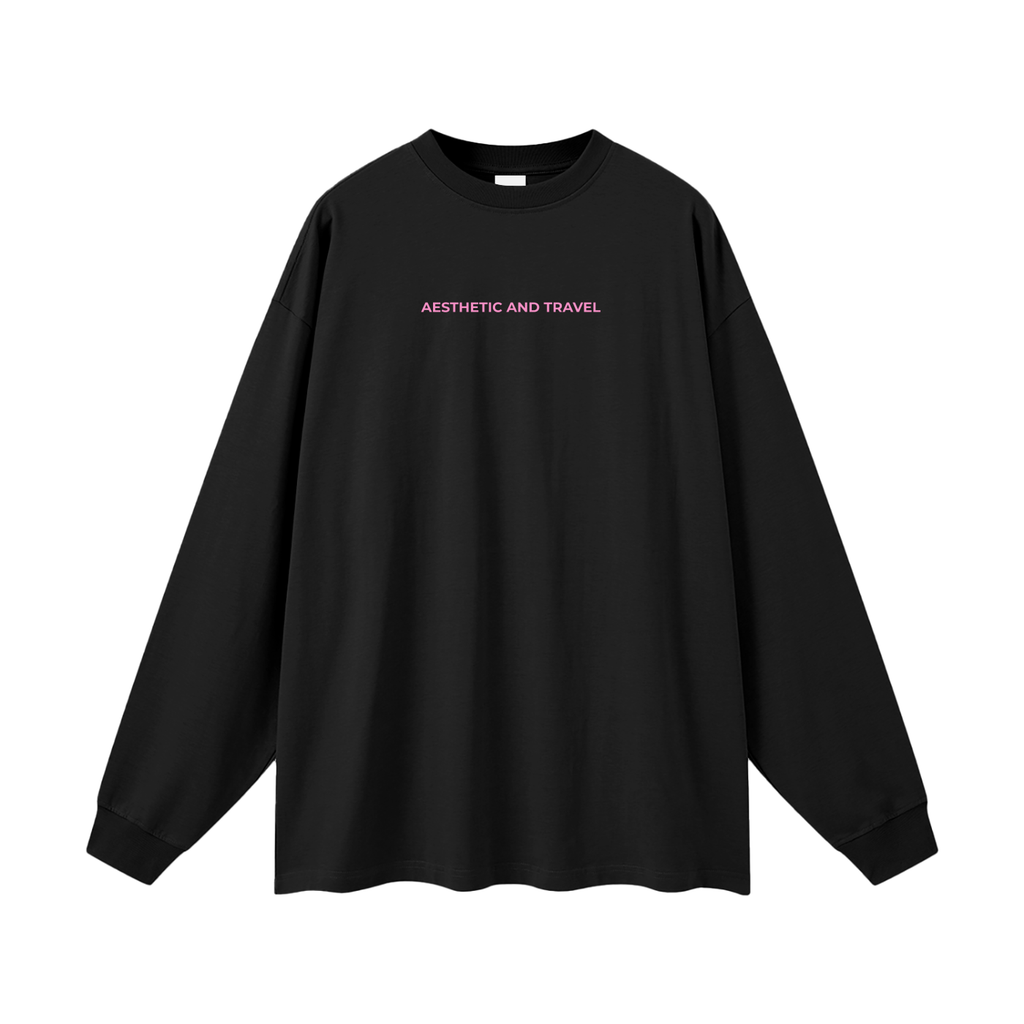 Your Personal Bucket List Oversized Long Sleeve  PINK