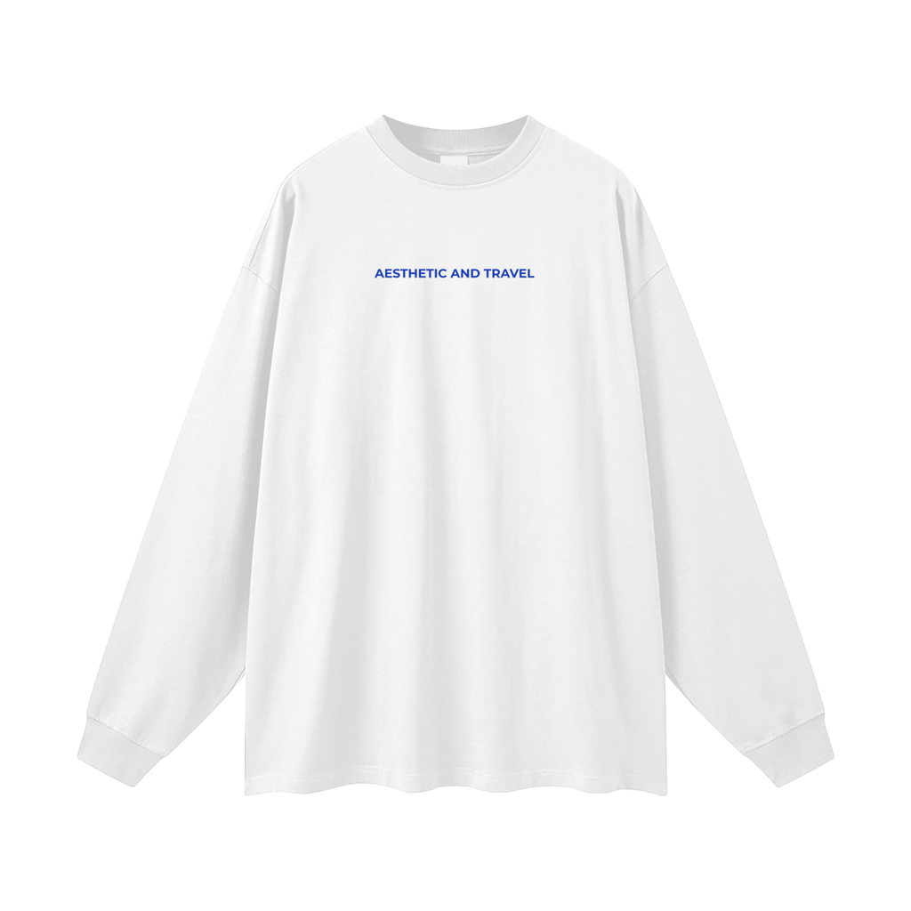 Your Personal Bucket List Oversized Long Sleeve  BLUE