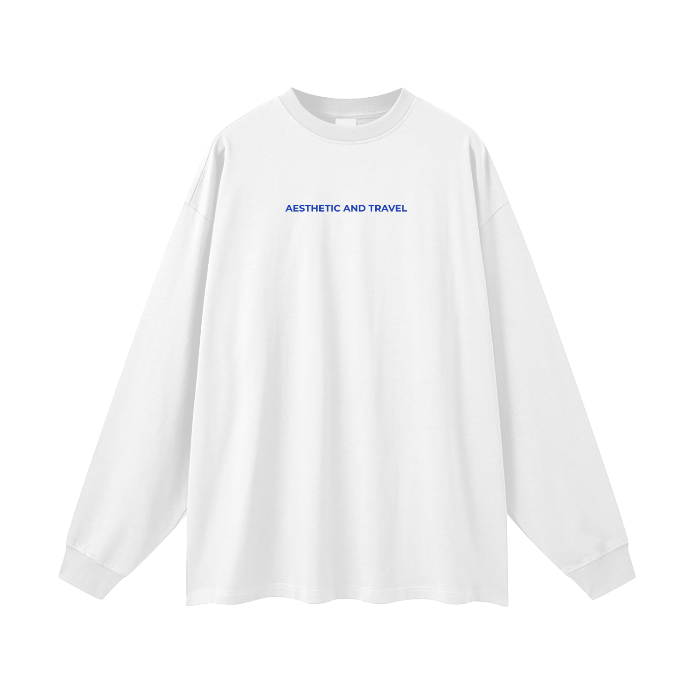 Your Personal Bucket List Oversized Long Sleeve  BLUE